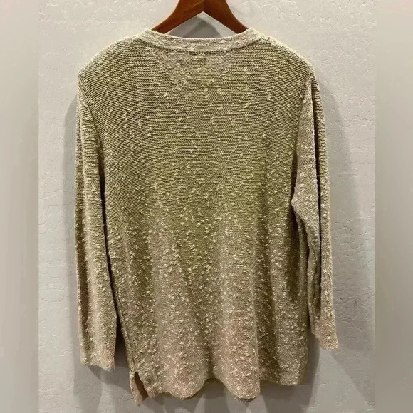 St. John’s Bay Vintage Linen Blend Sweater Size L - Picture 3 of 5